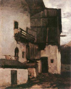 Village House in Hintersee Artwork by Carl Eduard Schuch