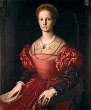 Portrait Of Lucrezia Panciatichi Artwork by Agnolo Bronzino