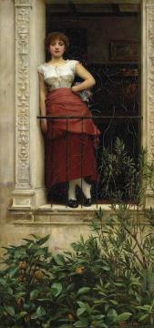 A Rose Of Provence Artwork by Philip Hermogenes Calderon