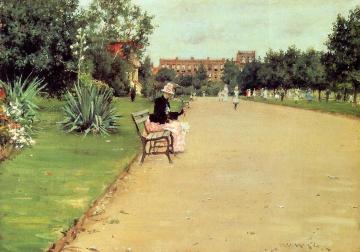 The Park Artwork by William Merritt Chase