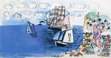 Souvenir Of Le Havre Artwork by Raoul Dufy