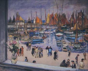 The Port at Saint Tropez Artwork by Henri Lebasque