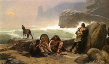 The Gaulish Coastguards Artwork by Jean Jules Antoine Lecomte du Nouy