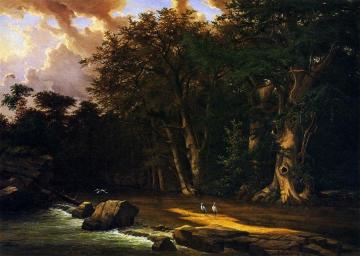 Herons On The Pedernales River Artwork by Herman Lungkwitz