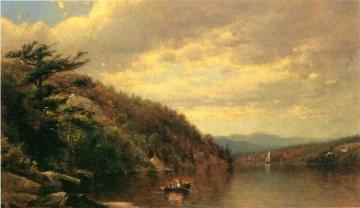 Boating on Lake George Artwork by George Henry Smillie