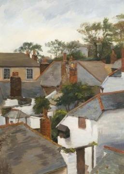 Roofscape Artwork by Albert Ranney Chewett