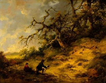 Ferreting Artwork by George Morland