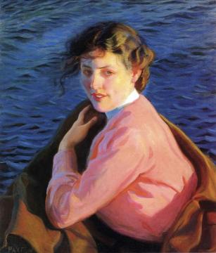 Sun, Wave And Breeze Artwork by William Mcgregor Paxton