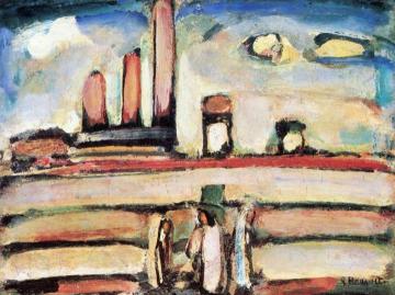 Biblical Landscape Artwork by Georges Rouault