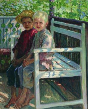 Children Artwork by Nikolai Petrovich Bogdanov-belsky