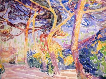 Under the Pines Artwork by Henri Edmond Cross