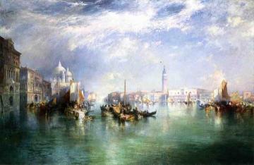 Entrance to the Grand Canal, Venice Artwork by Thomas Moran