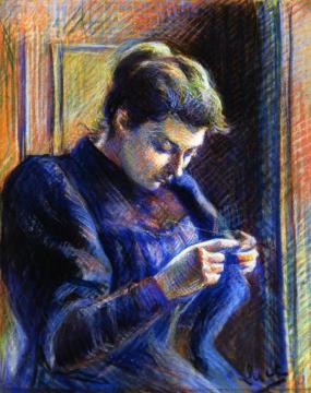 Madame Berthier Artwork by Maximilien Luce