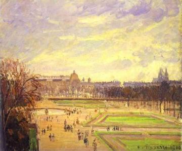 The Tuileries Gardens Artwork by Camille Pissarro