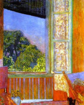 The Open Window Artwork by Pierre Bonnard