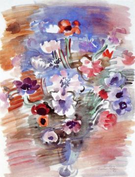 Bouquet Of Anemones Artwork by Raoul Dufy