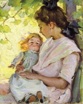 The Favorite Doll Artwork by Mabel May Woodward