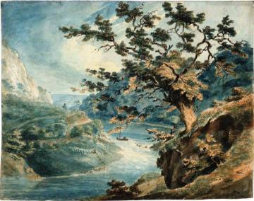 View in the Avon Gorge Artwork by Joseph Mallord William Turner