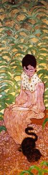 Woman In The Garden (panel 2) Artwork by Pierre Bonnard