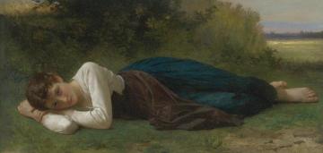 Le repos Artwork by William Adolphe Bouguereau