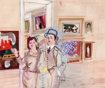 The Painter's Salon Artwork by Raoul Dufy