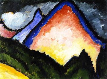 Mountain Artwork by Alexej Jawlensky