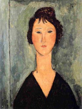 Portrait of a Woman Artwork by Amedeo Modigliani
