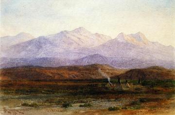 Indian Camp near Celilo Artwork by George Henry Smillie