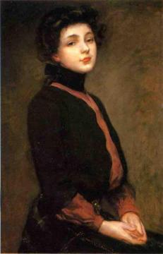 Portrait Of Evelyn Nesbitt Artwork by James Carroll Beckwith