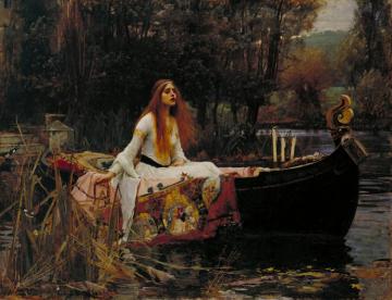 The Lady Of Shalott Artwork by John William Waterhouse