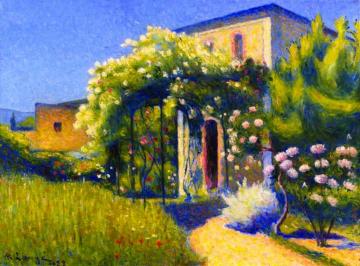 The Studio at Alet-les-Bains Artwork by Achille Lauge