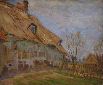 Farm in Flanders Artwork by Georges Emile Lebacq