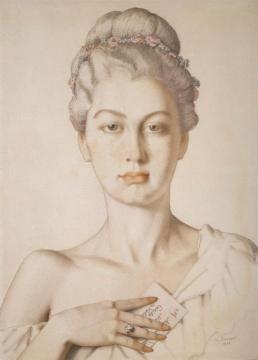 Cecile de Volange Artwork by Konstantin Somov