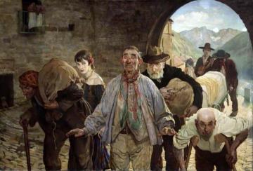 The Beggars Are Coming To Town Artwork by Isabel Codrington