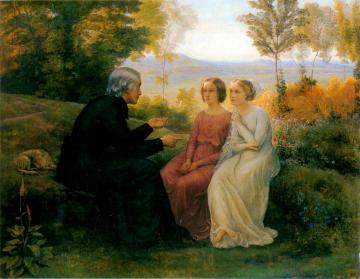 Poem of the Soul 09, The Grain of Wheat Artwork by Louis Janmot