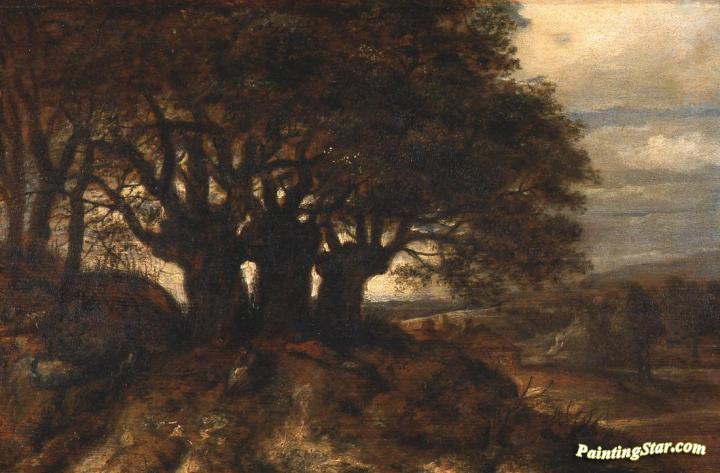 Landscape with Willows Artwork by Jan Lievens