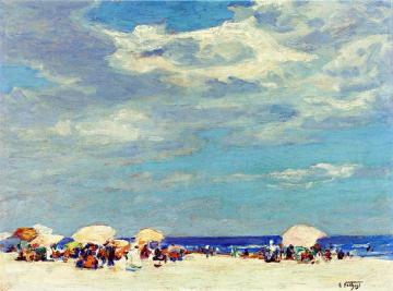 Beach Scene Artwork by Edward Potthast