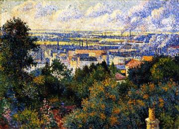 Region of Paris, View of Montmartre Artwork by Maximilien Luce