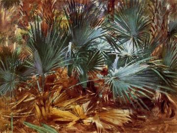 Palmettos Artwork by John Singer Sargent