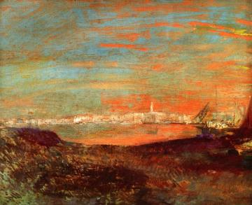 Italian Landscape Artwork by Odilon Redon