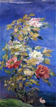 Peonies In A Breeze Artwork by John La Farge