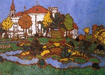 Mansion at Geszt Artwork by József Rippl-Rónai