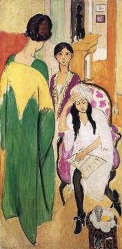 The Three Sisters Triptych, 1. Left Panel Artwork by Henri Matisse