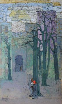 Saturday Bells Artwork by Boris Grigoriev