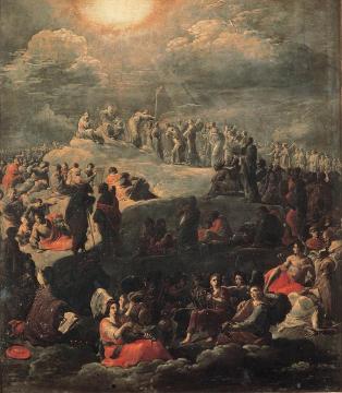 Glorification Of The Holy Cross Artwork by Leonaert Bramer