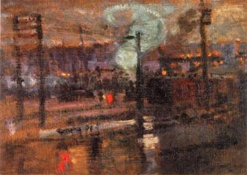 La gare St-Lazare Artwork by Raoul Dufy