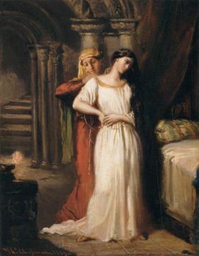 Desdemona Retiring To Her Bed Artwork by Theodore Chasseriau
