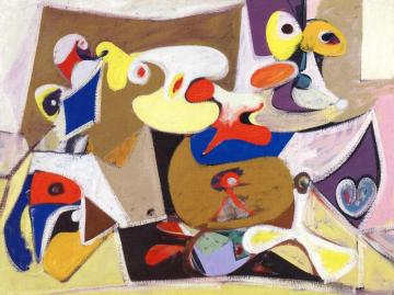 After Khorkom Artwork by Arshile Gorky