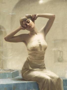 At The Bath Artwork by Theodoros Ralli