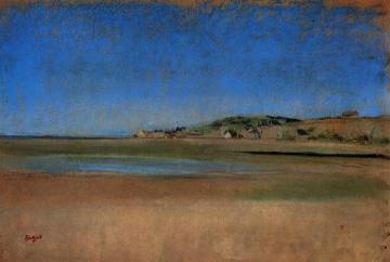 Houses by the Seaside Artwork by Edgar Degas